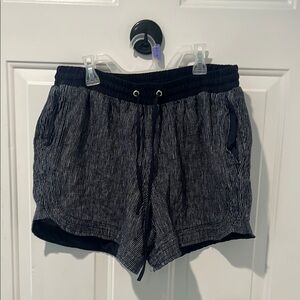 Liz Claiborne Navy Striped Shorts